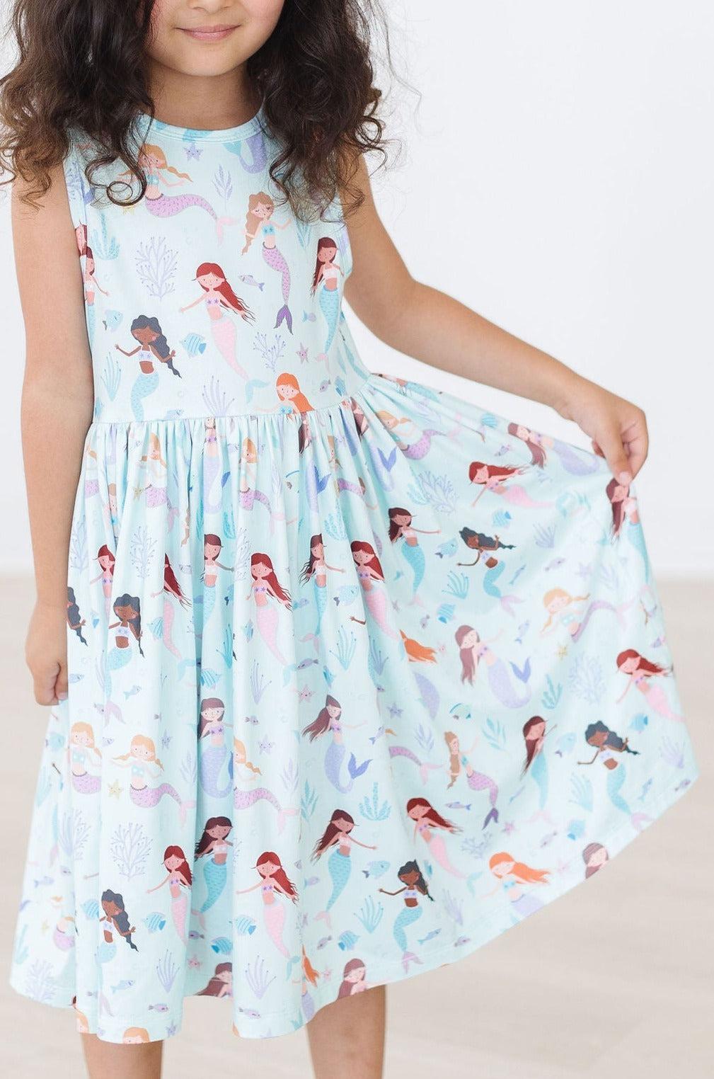 Mila & Rose ® Happy as a Clam Tank Twirl Dress — lifestyle context