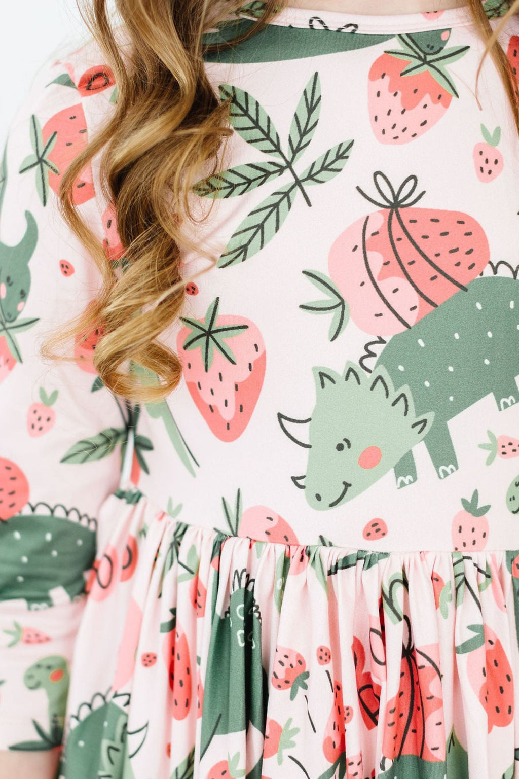 Mila & Rose ® Hear Me Roar 3/4 Sleeve Pocket Twirl Dress — lifestyle context