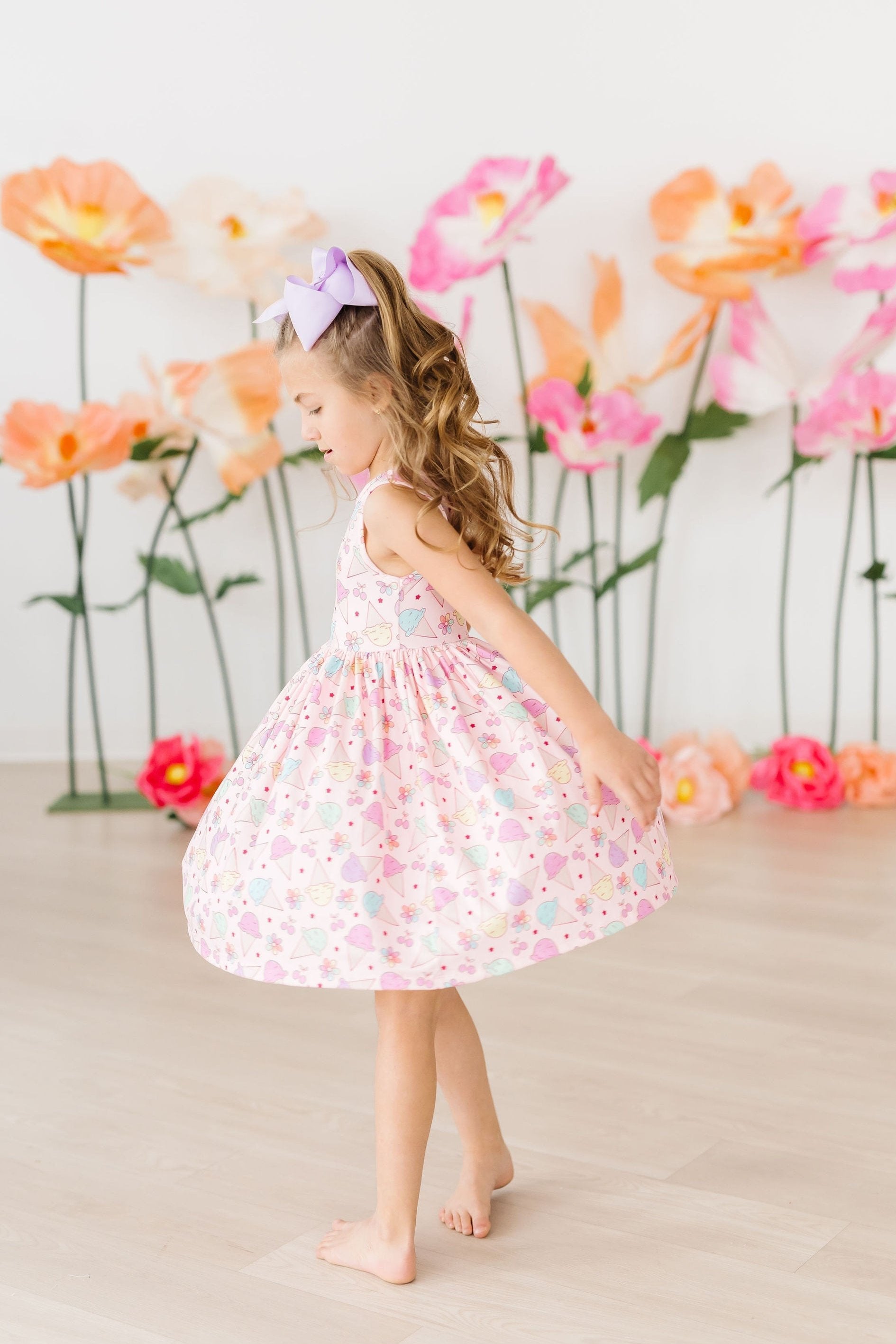 Mila & Rose ® Ice Cream & Shout Tank Twirl Dress — lifestyle context