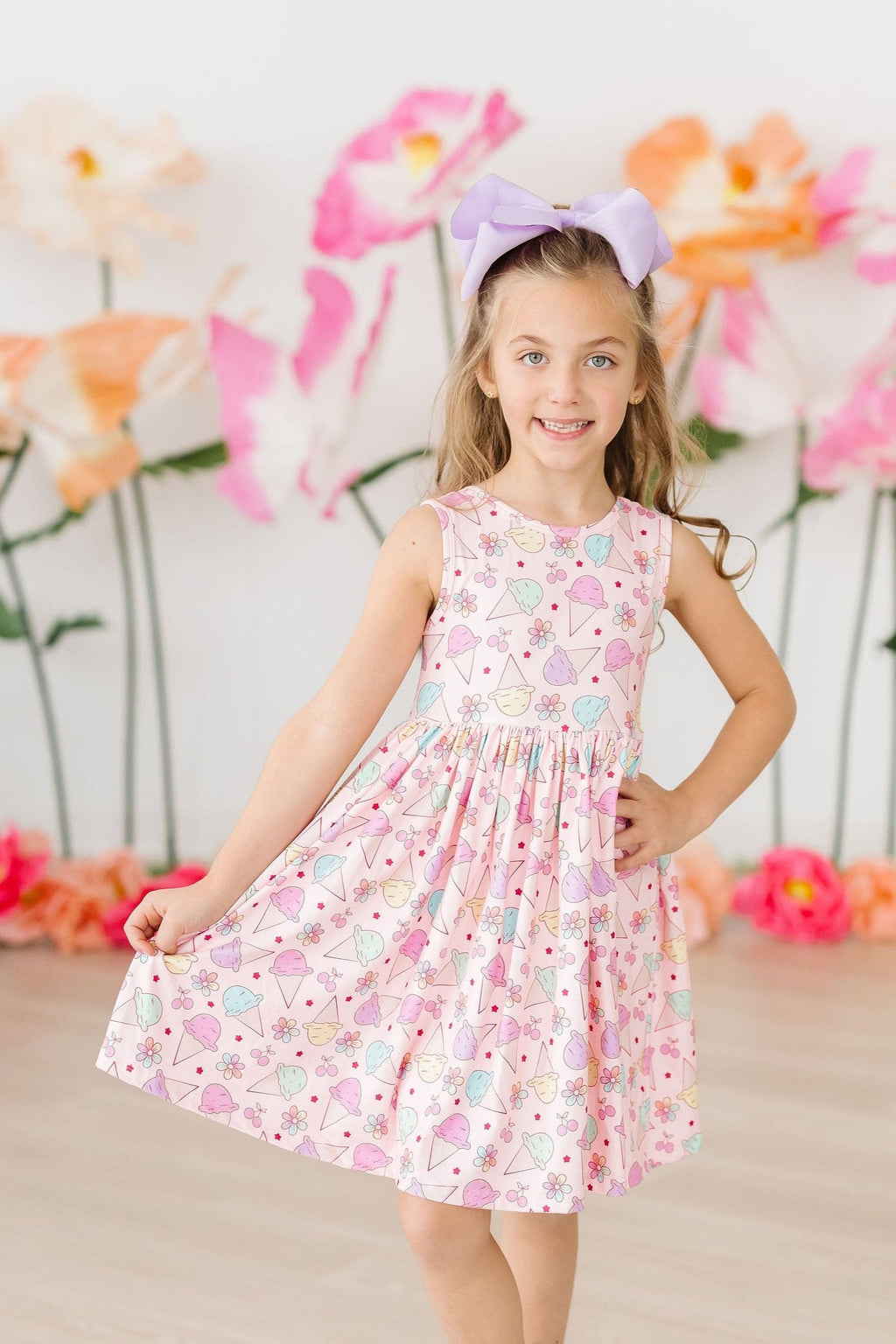 Mila & Rose ® Ice Cream & Shout Tank Twirl Dress — main product shot