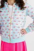 Mila & Rose ® Mint Rainbow Sequin Jacket — main product shot