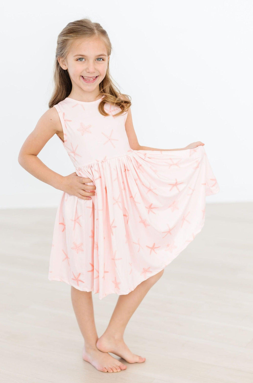 Mila & Rose ® Starfish Tank Twirl Dress — detail close-up