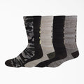 Dickies Logo Crew Socks - Brown Black Camo by Skates USA