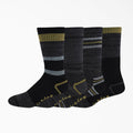 Dickies Striped Crew Socks - Green Moss Stripe by Skates USA