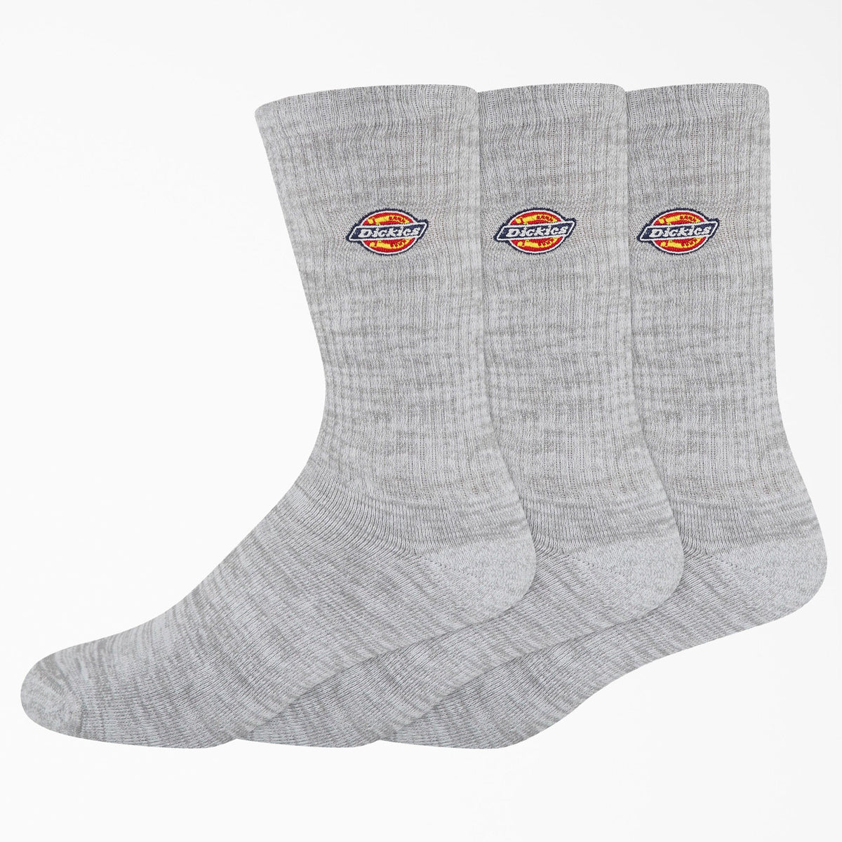 Dickies Embroidered Crew Socks - Gray by Skates USA