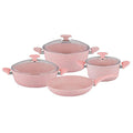 Papilla Non-stick Cookware Set - 7 Piece Aluminium Cookware, PFOA Free, Durable & Easy Clean