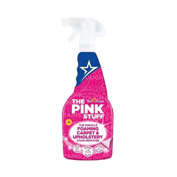 The Pink Stuff Upholstery & Carpet Stain Remover: Powerful OXI Foam, Vegan, Removes Red Wine, Coffee, & More.