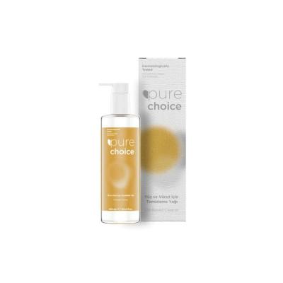 Pure Choice Cleansing Oil - Gentle Face & Body Cleanser, Natural Plant-Based Formula, Daily Pore Cleansing - 13.53 fl oz