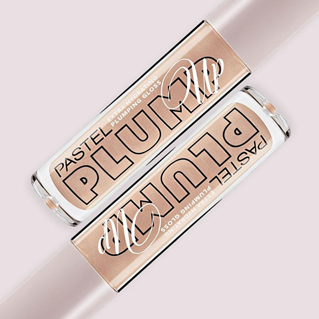 Pastel Profashion Plump Up Extra Hydrating Plumping Gloss 201 - Cruelty-Free Vegan Lip Gloss for Fuller Lips