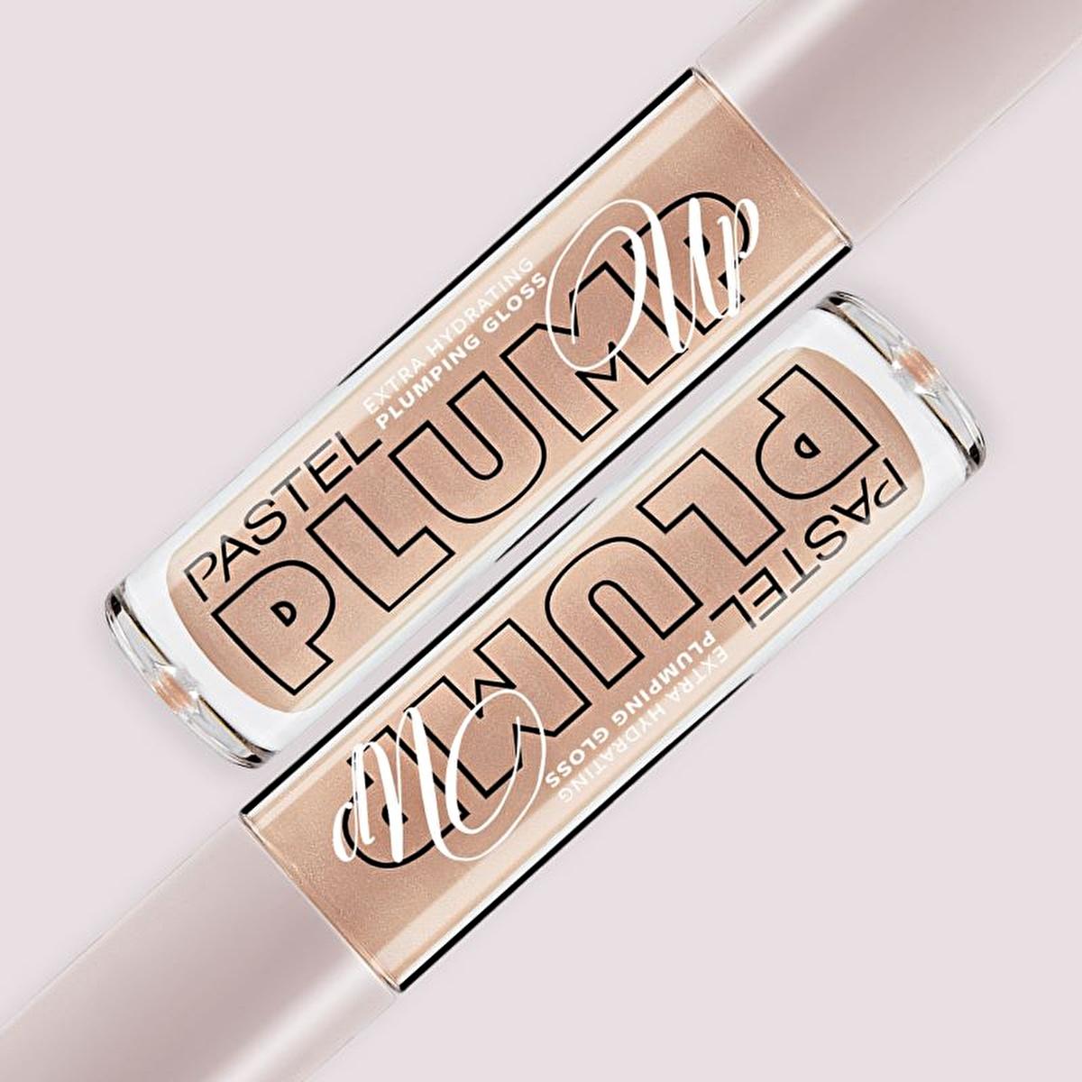 Pastel Profashion Plump Up Extra Hydrating Plumping Gloss 201 - Cruelty-Free Vegan Lip Gloss for Fuller Lips