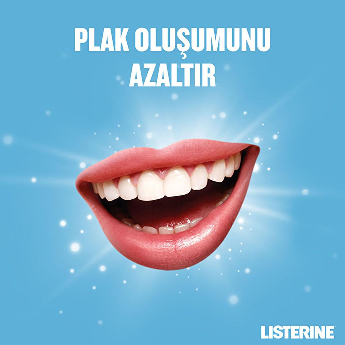 Listerine Advanced White Mouthwash for Whitening Teeth - 1000 ml Advanced Oral Care