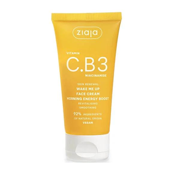 Ziaja Vitamin CB3 Niacinamide Moisturizing Face Cream - Vegan, Natural, Dermatologically Tested - 1.69 fl oz