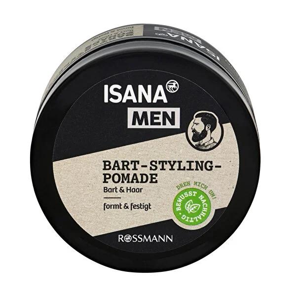 Isana Men Beard Care Product with Argan Oil and Kanola Oil - Moisturizes, Conditions, and Softens Beard, 50ml