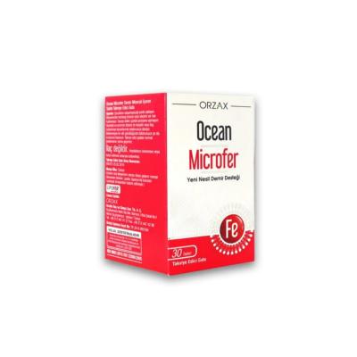 Ocean Microfer 30 Tablet - High-Potency Iron Supplement for Adults & Adolescents - Supports Healthy Iron Levels & Reduces Deficiency Risk