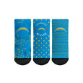 Rock 'Em Socks Los Angeles Chargers - Number 1 Fan 3-Pack (Toddler) — main product shot