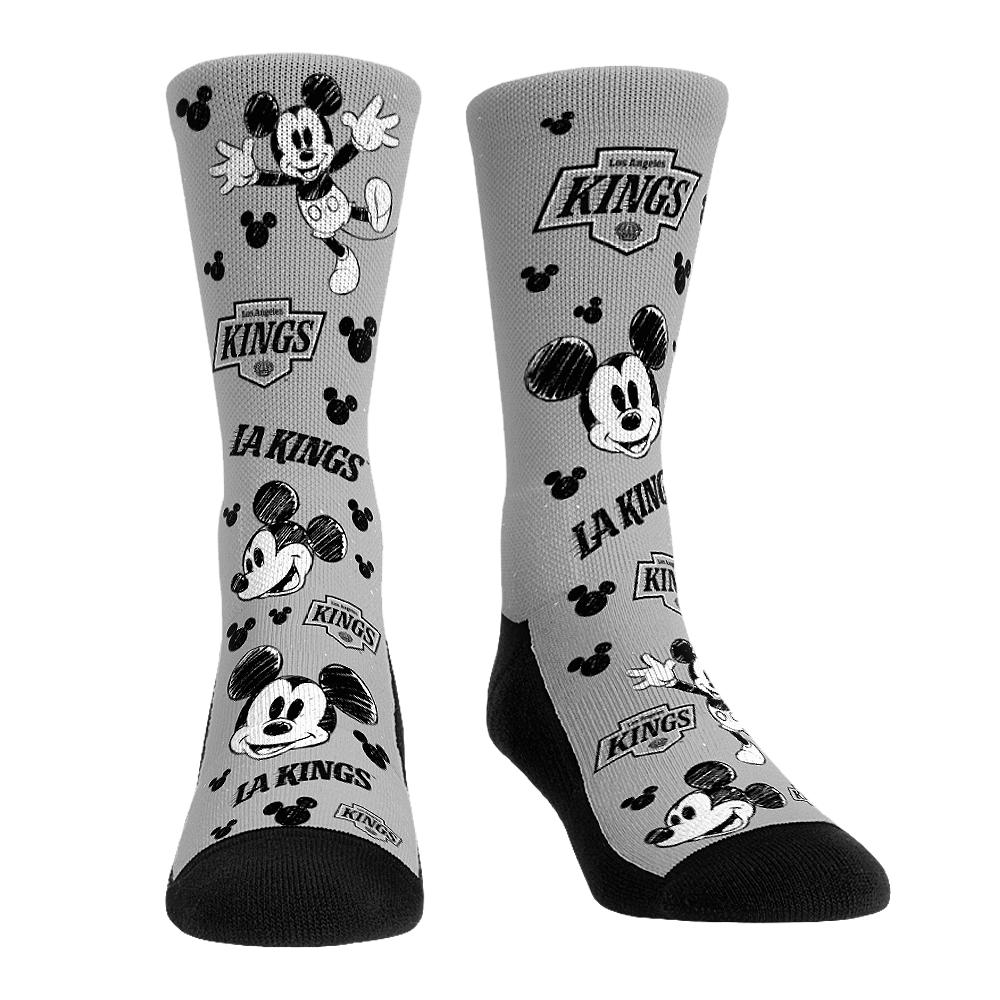 Rock 'Em Socks Rock 'Em Socks Los Angeles Kings - Disney - Mickey Sketch — main product shot