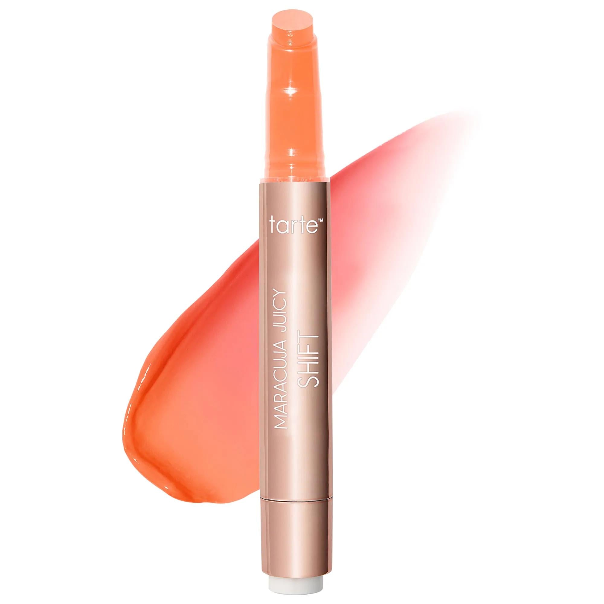 Tarte Maracuja Juicy Lip Plump Shift: pH Color-Shifting, Hydrating Plumping Lip Balm & Treatment with Hyaluronic Acid & Maracuja Oil