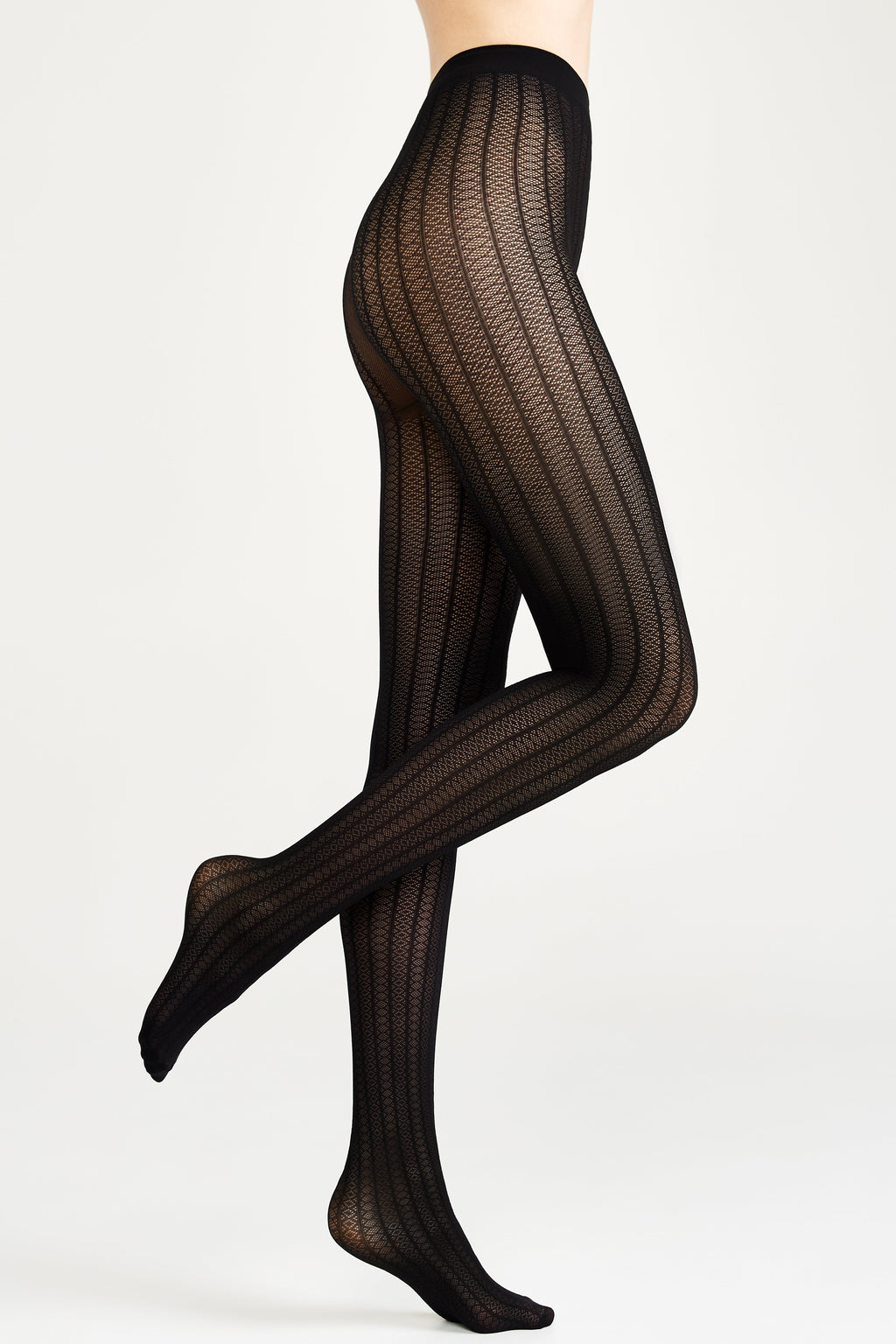 TheRanok.com Fantasy Tights Conte Lacy Line - Lace Pattern and Stripes — lifestyle context