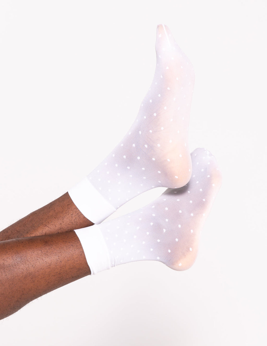 Les Belles Co PETITE DOTS ⦁ BLANC — detail close-up