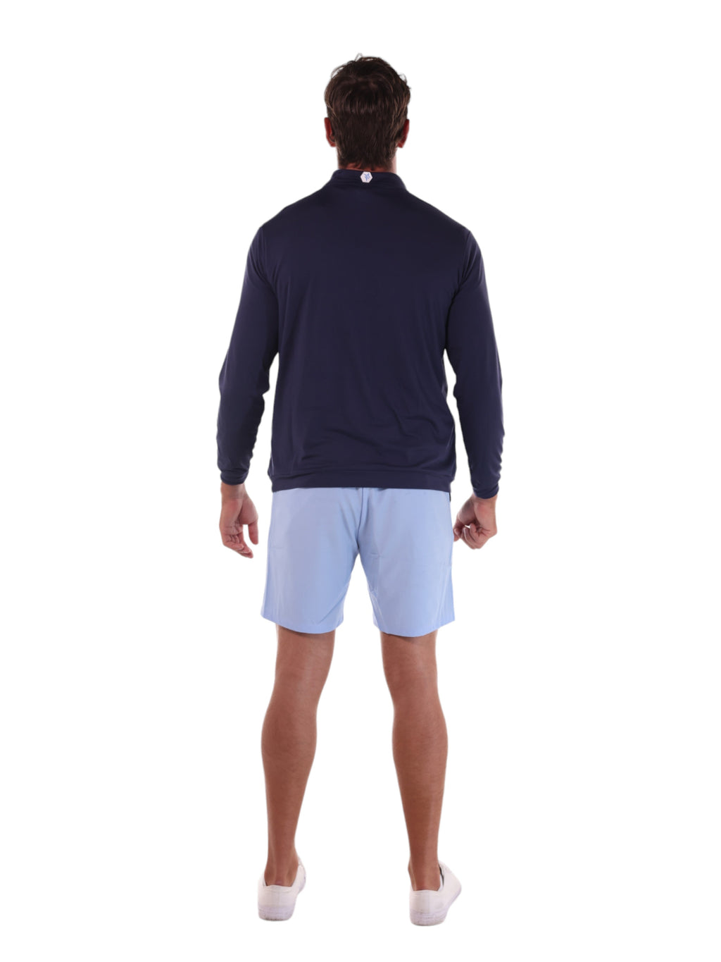 White Water Life Long Beach Quarter Zip Ultra Soft Lightweight — lifestyle worn / used context