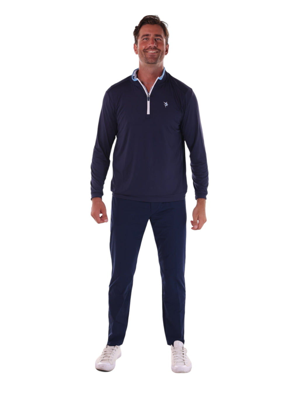 White Water Life Long Beach Quarter Zip Ultra Soft Lightweight — detail shot 6
