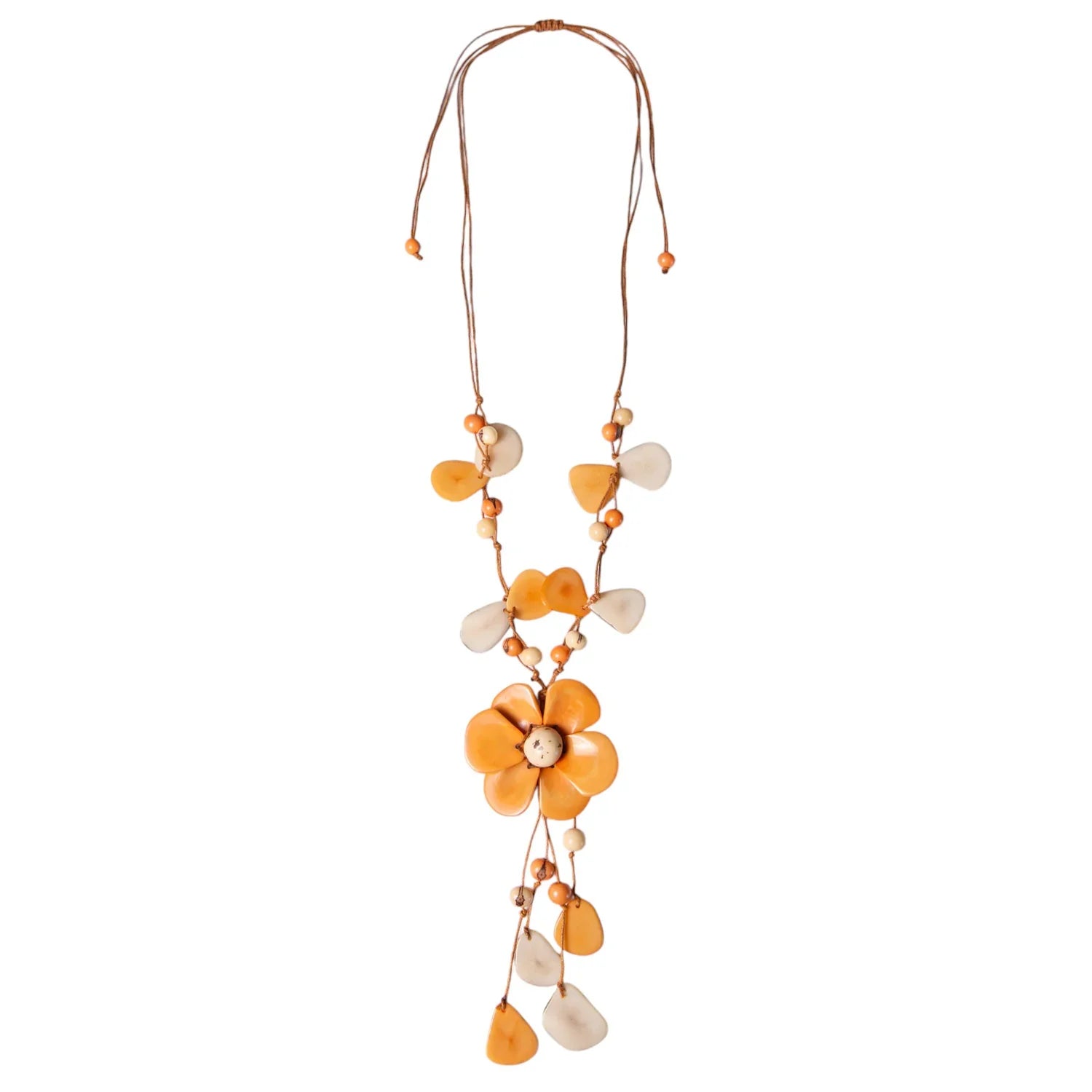 KADOU BOUTIQUE Tagua Florio Necklace — detail close-up