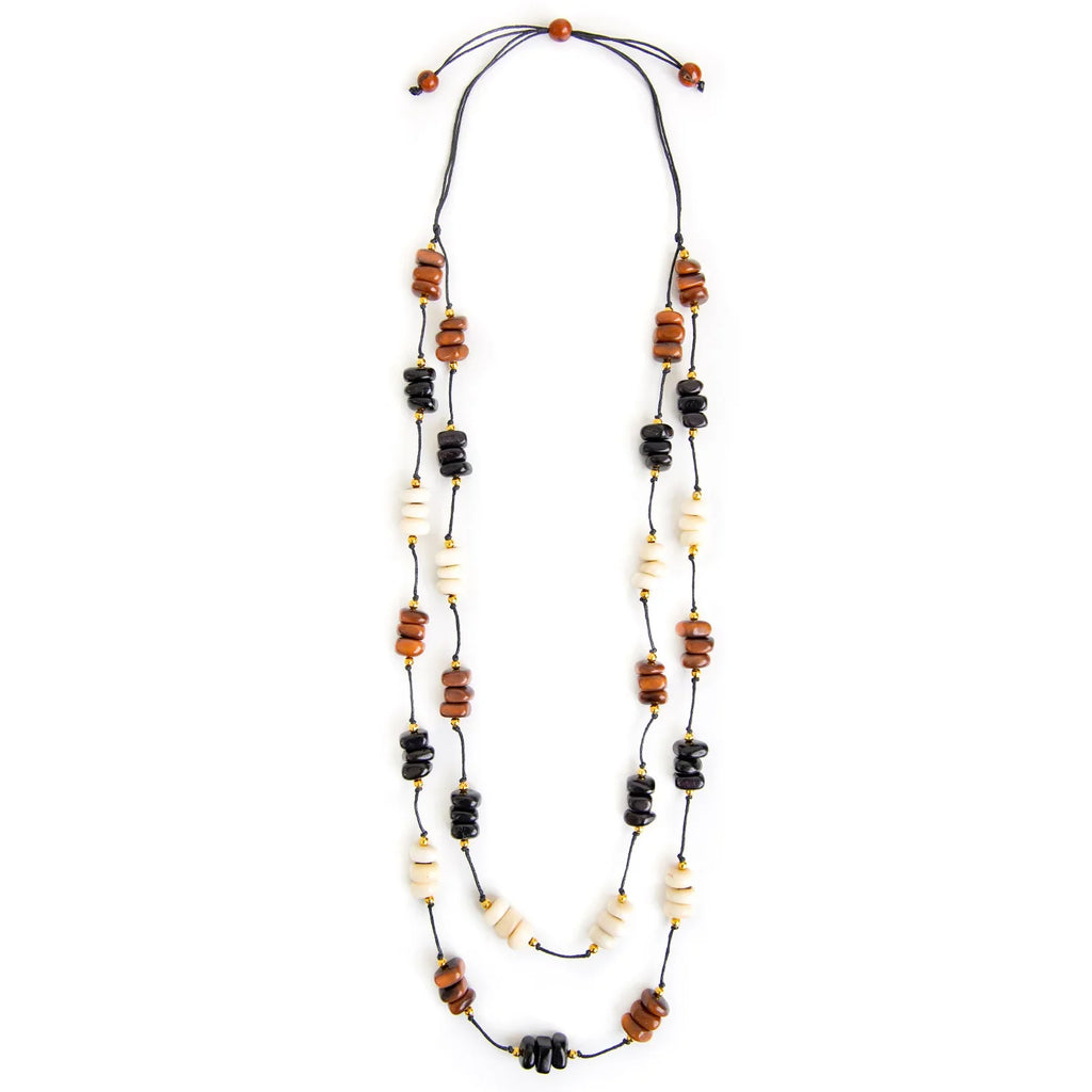 KADOU BOUTIQUE Christine Necklace - Fall Colors — main product shot
