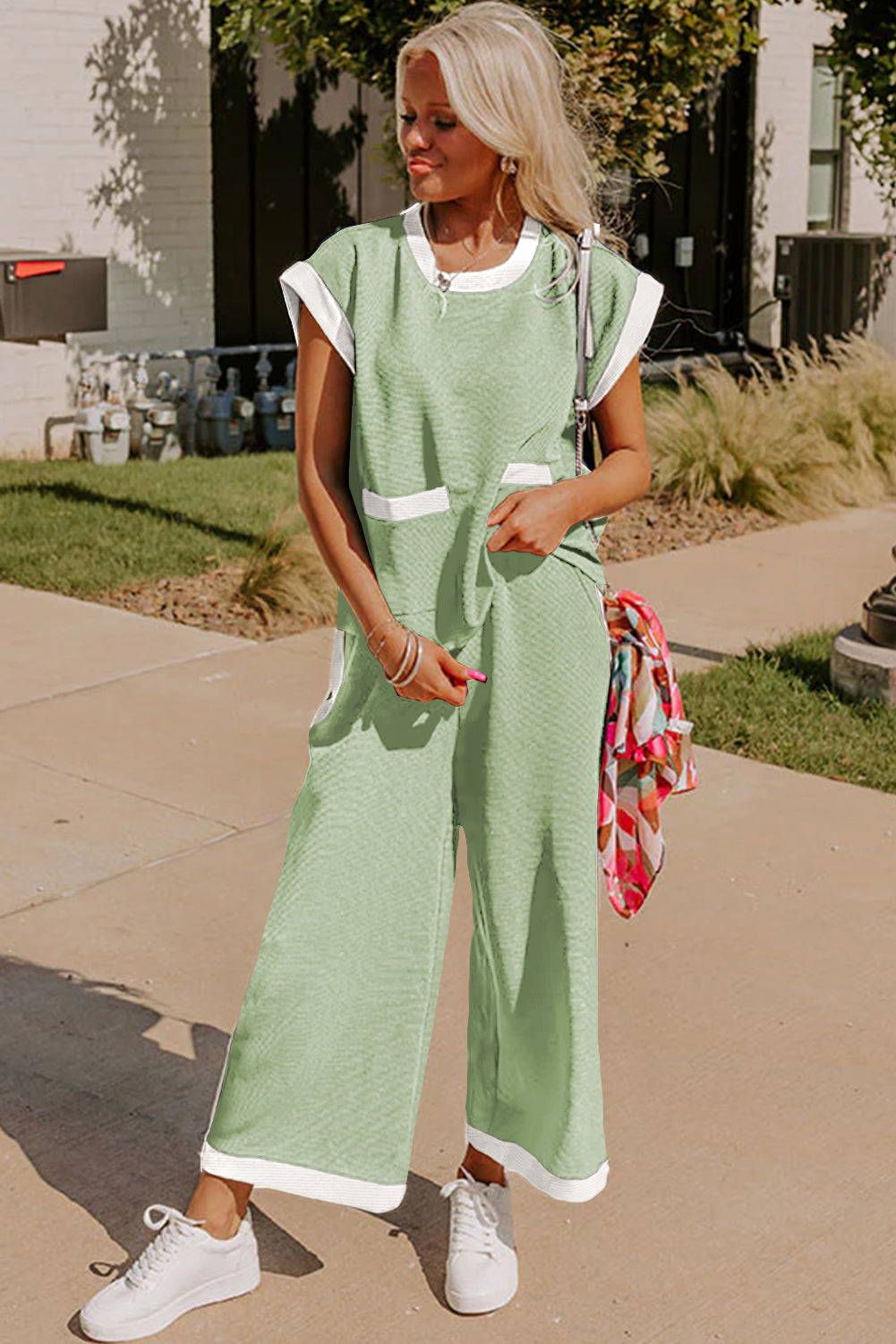 Pretty Little Patriot Pretty Little Patriot Misty Green Airport Set — main product shot
