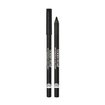 Golden Rose Waterproof Longwear Eyeliner - Intense Black, Smudge-Proof, and Easy to Apply for All-Day Definition