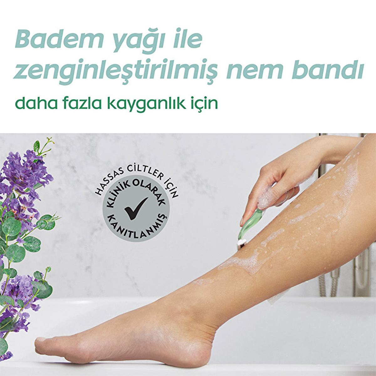Bic Women's Razors - Soleil Escape 3-Blade Disposable Razors for Women with Lavender & Eucalyptus Scent