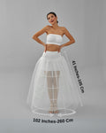 White Wedding Dress Underskirt - Petticoat Skirt for Enhanced Silhouette and Comfort – Bridal Port