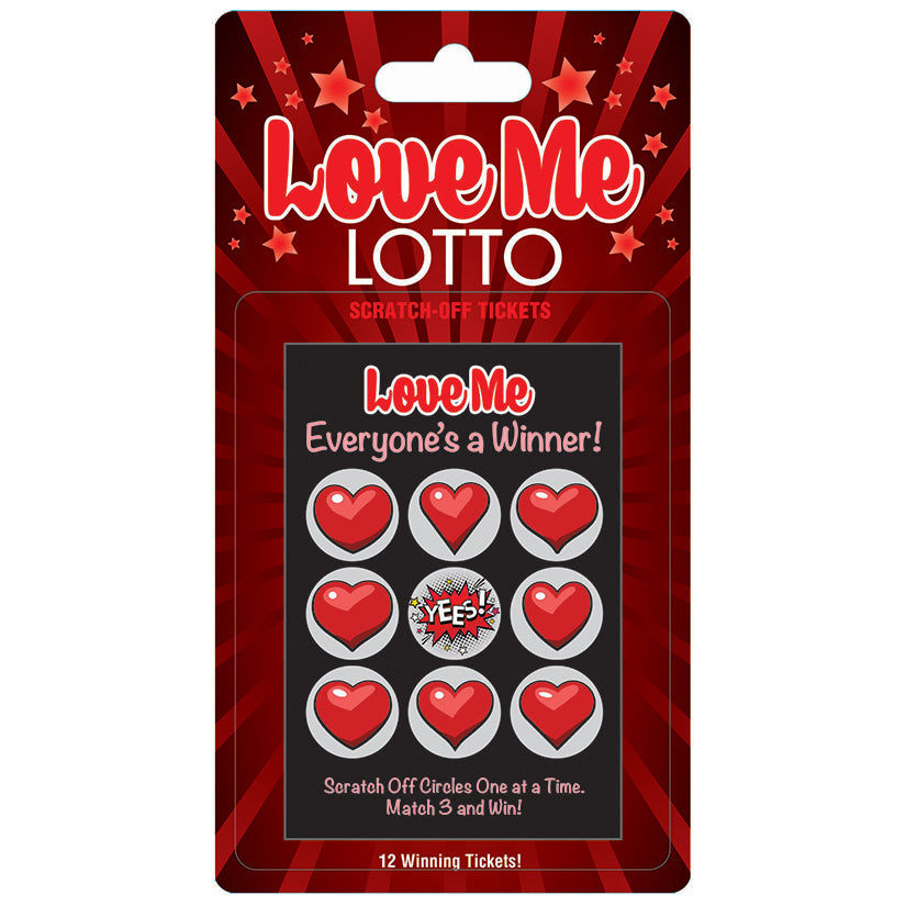 Love Spark Cove | Intimate Apparel, Pleasure Shop & Free Shipping Love Me Lotto Scratch Off Tickets 12 Pack — main product sh