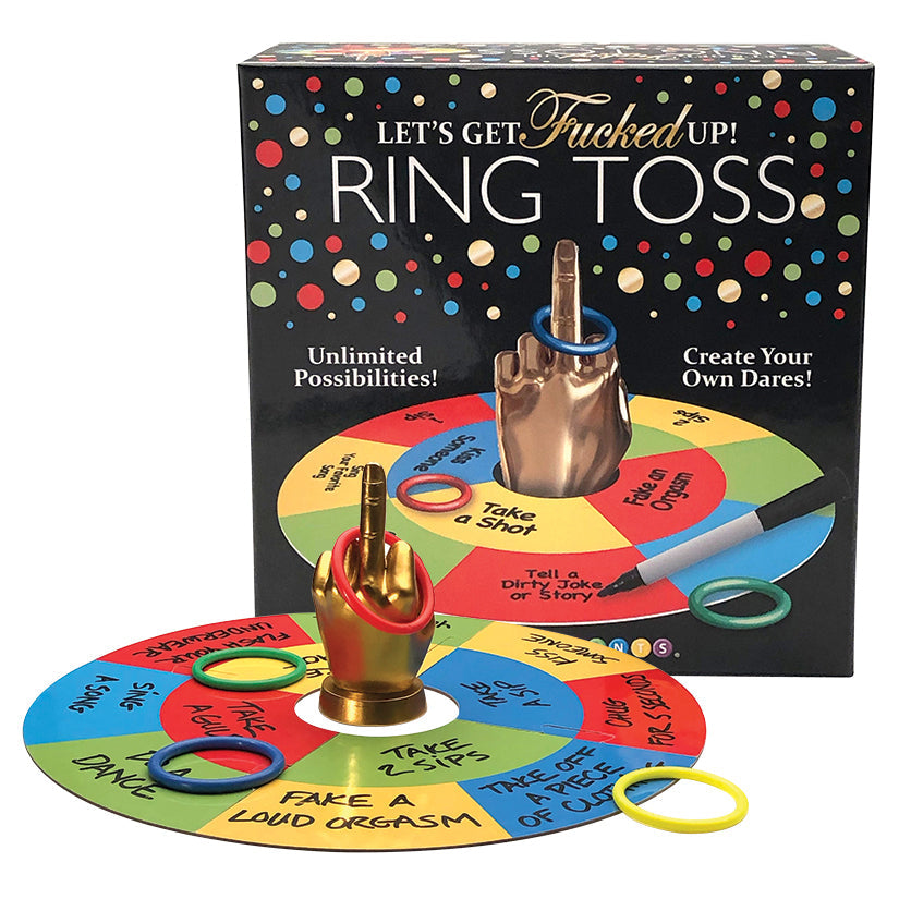 Love Spark Cove | Intimate Apparel, Pleasure Shop & Free Shipping Let's Get F'd Up Ring Toss — main product shot