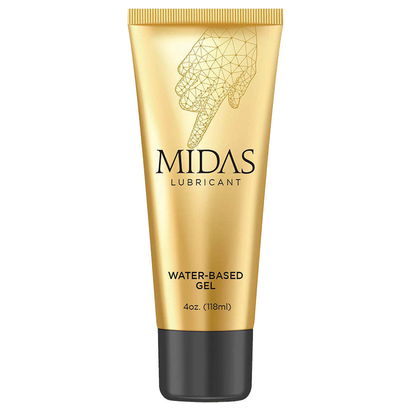 Love Spark Cove | Intimate Apparel, Pleasure Shop & Free Shipping Midas Water Based Gel Lubricant 4oz — main product shot