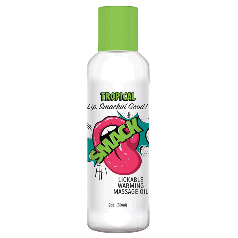 Love Spark Cove | Intimate Apparel, Pleasure Shop & Free Shipping Smack Warming Massage Oil-Tropical 2oz — main product shot