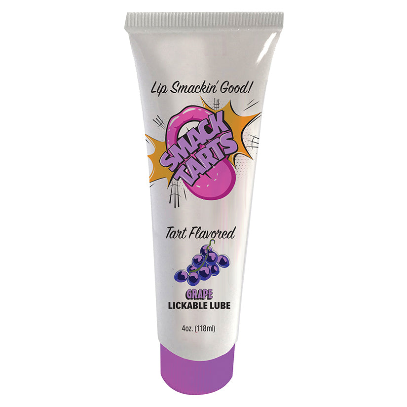 Love Spark Cove | Intimate Apparel, Pleasure Shop & Free Shipping Smack Tarts Lickable Lube-Sour Grape 4oz — main product sho