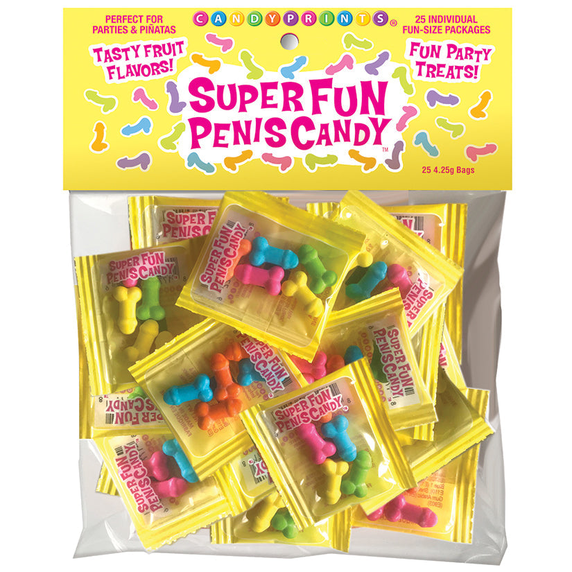 Love Spark Cove | Intimate Apparel, Pleasure Shop & Free Shipping Super Fun Penis Candy Fun Size Individual Packets Bag of 25