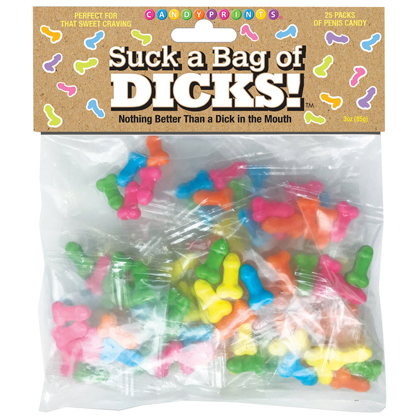 Love Spark Cove | Intimate Apparel, Pleasure Shop & Free Shipping Suck a Bag of Dicks Bag of 25 — main product shot