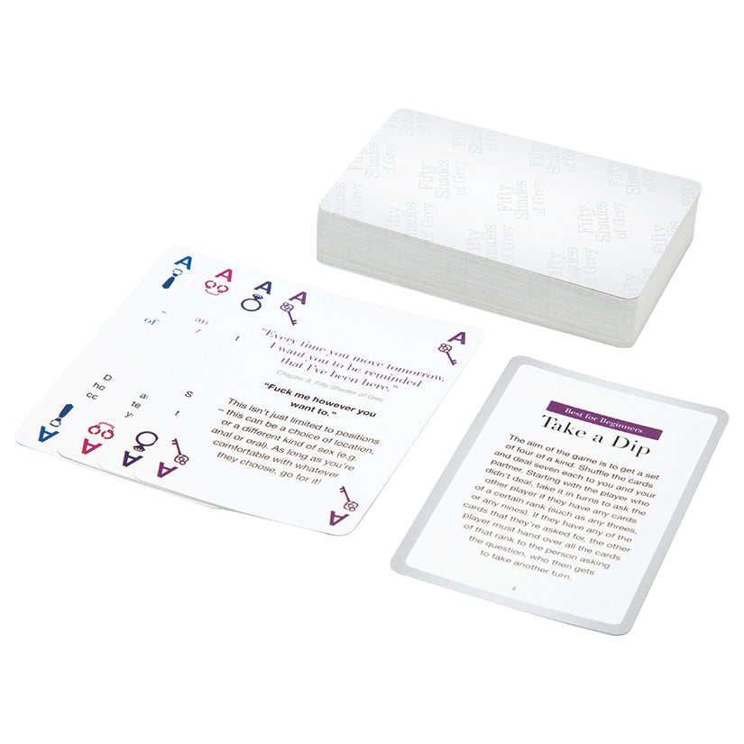 Love Spark Cove | Intimate Apparel, Pleasure Shop & Free Shipping Fifty Shades of Grey Play Nice Talk Dirty Card Game — main 