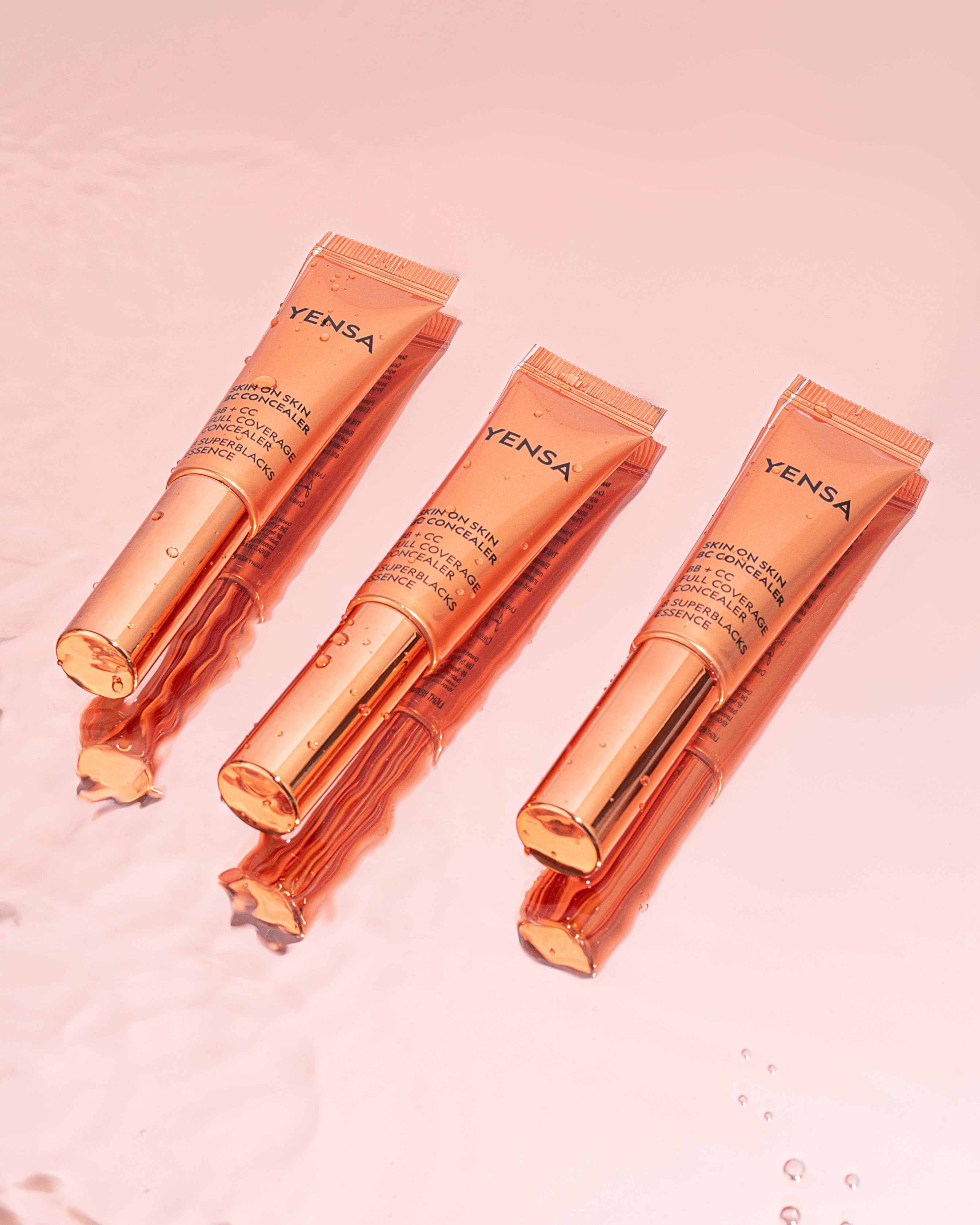 Skin On Skin BB + CC Full Coverage Hyaluronic Serum Concealer by YENSA — detail shot 4