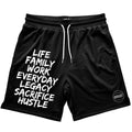 Bigger Than Basketball Basketball is Life - Shorts - Black — main product shot