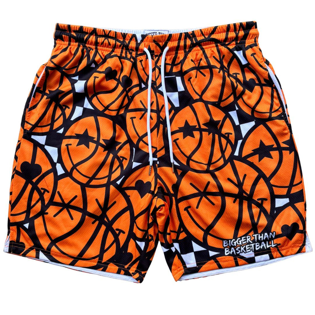 Bigger Than Basketball Game Face - Shorts — main product shot