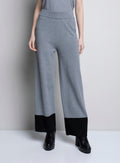 KADOU BOUTIQUE Wide Leg Knitted Pants — main product shot