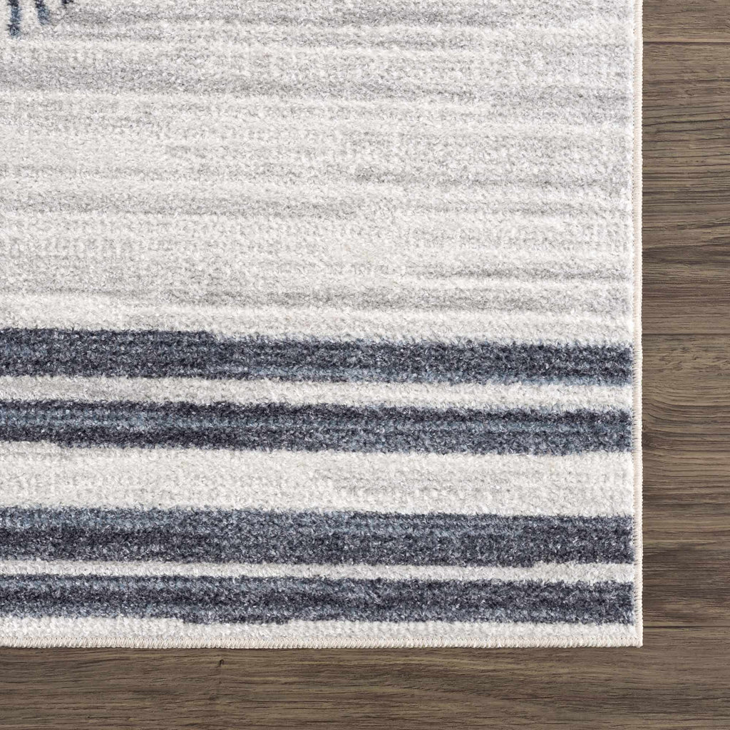 Thad Medium Gray Washable Area Rug – Boutique Rugs, view 9