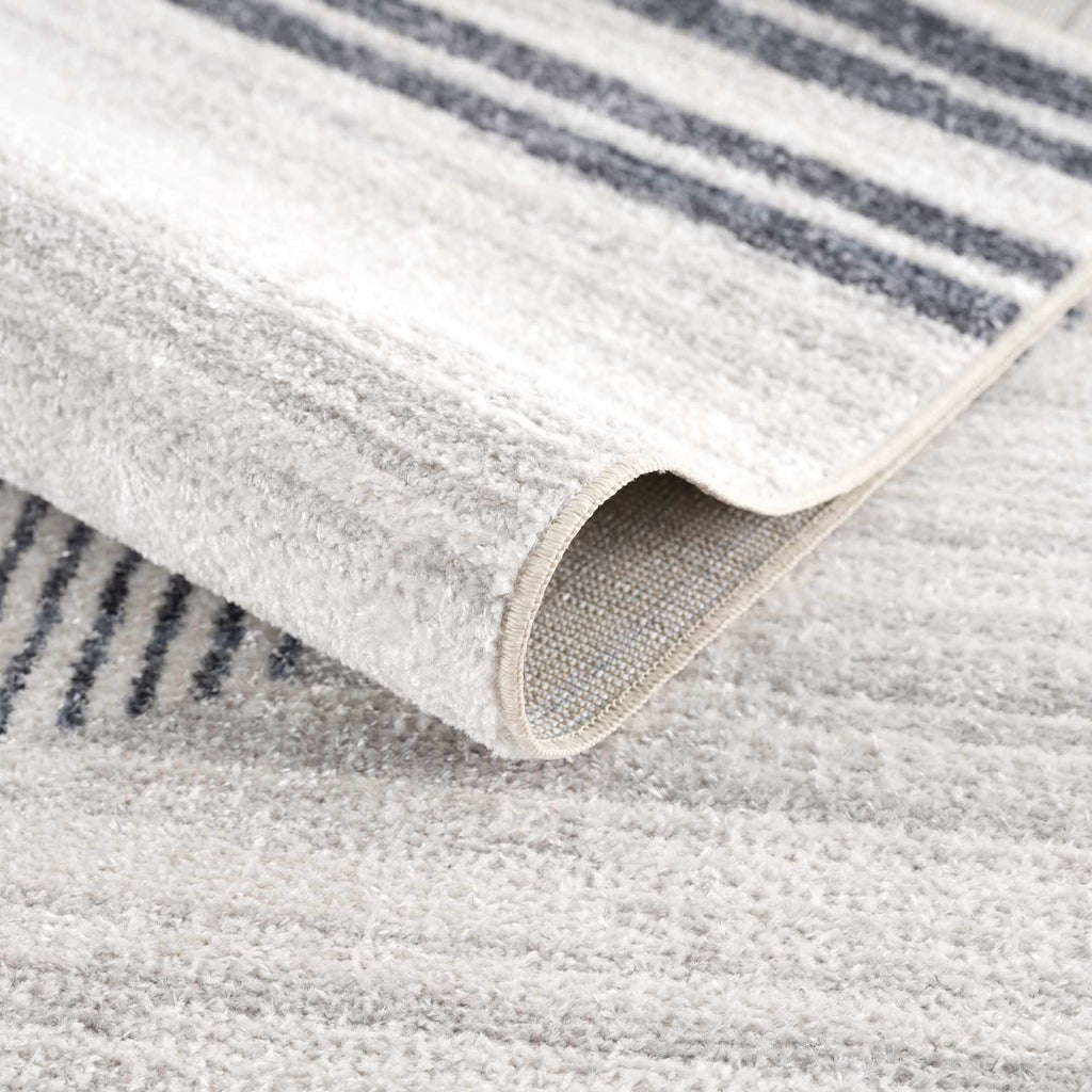 Thad Medium Gray Washable Area Rug – Boutique Rugs, view 7