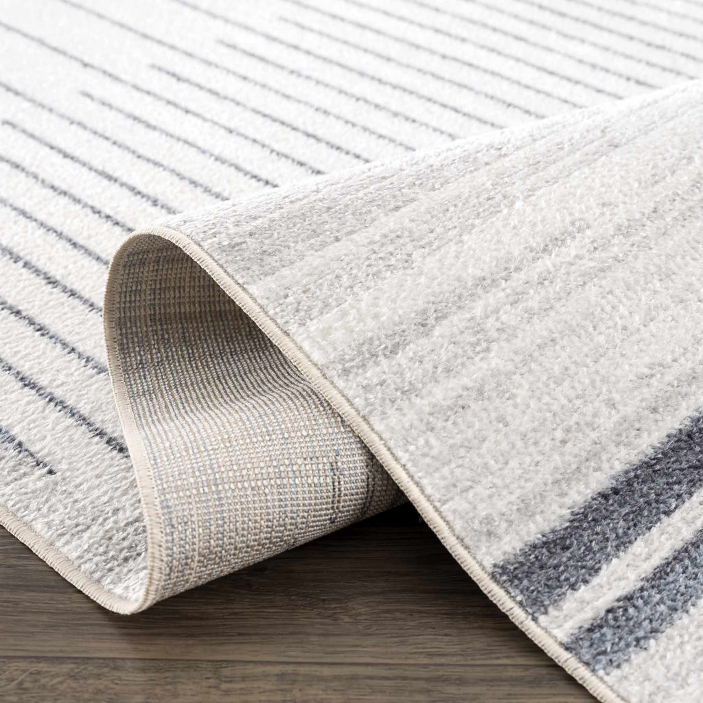 Thad Medium Gray Washable Area Rug – Boutique Rugs, view 8