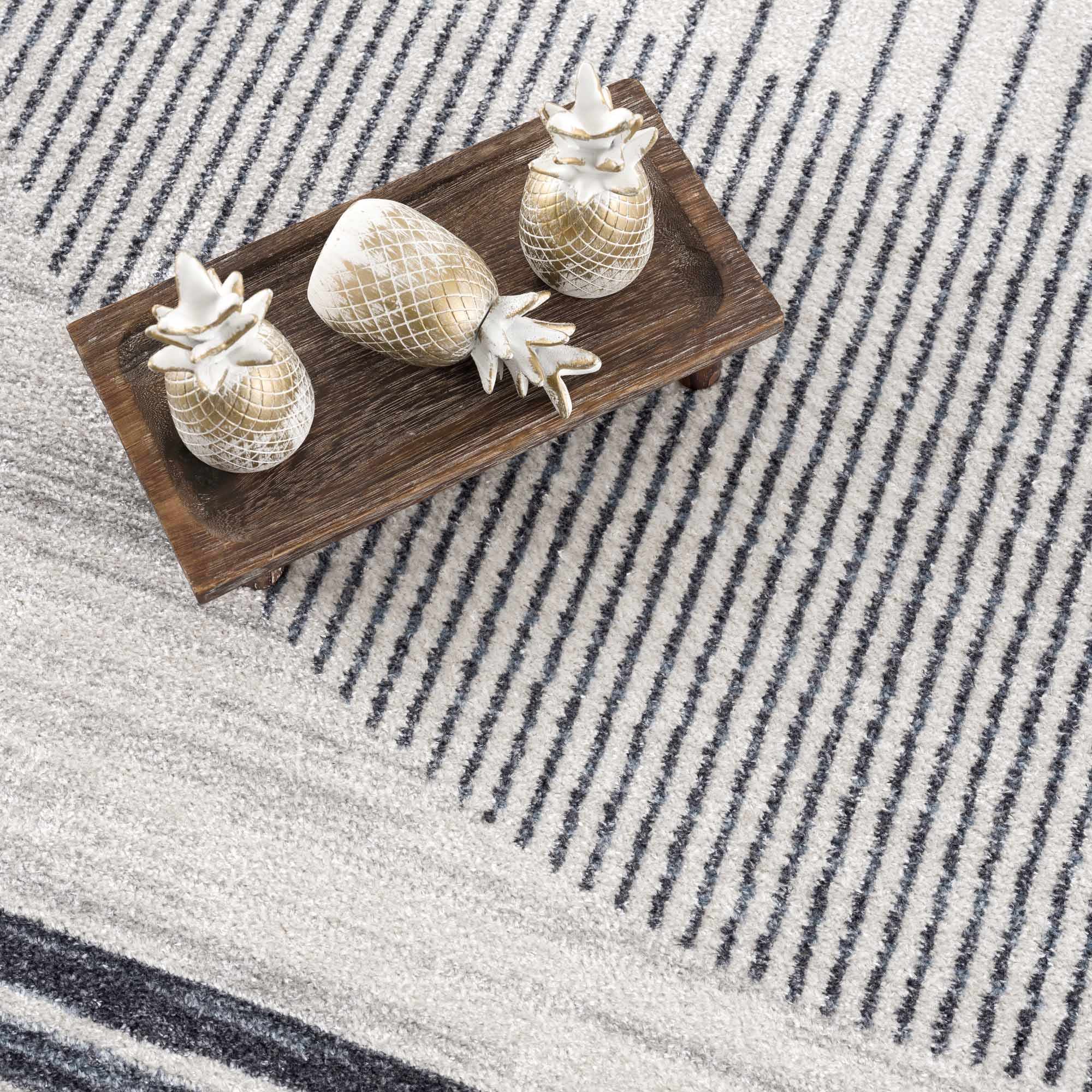 Thad Medium Gray Washable Area Rug – Boutique Rugs, view 15
