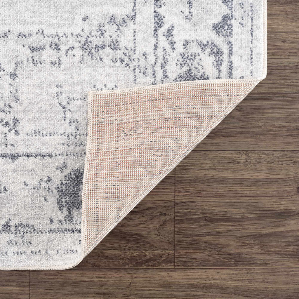 Akram Antrasit Flat Pile Washable Rug – Boutique Rugs, view 5
