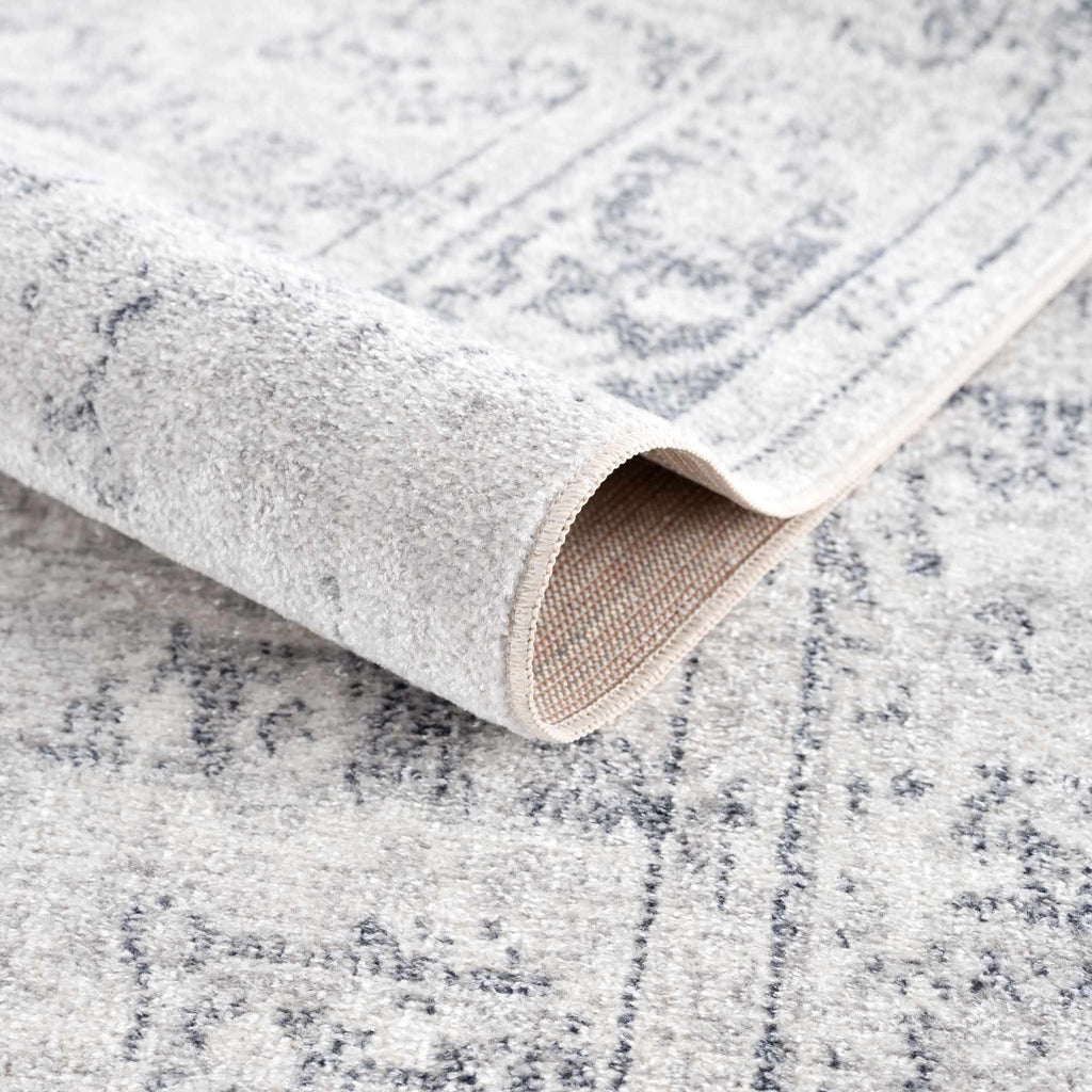 Akram Antrasit Flat Pile Washable Rug – Boutique Rugs, view 6