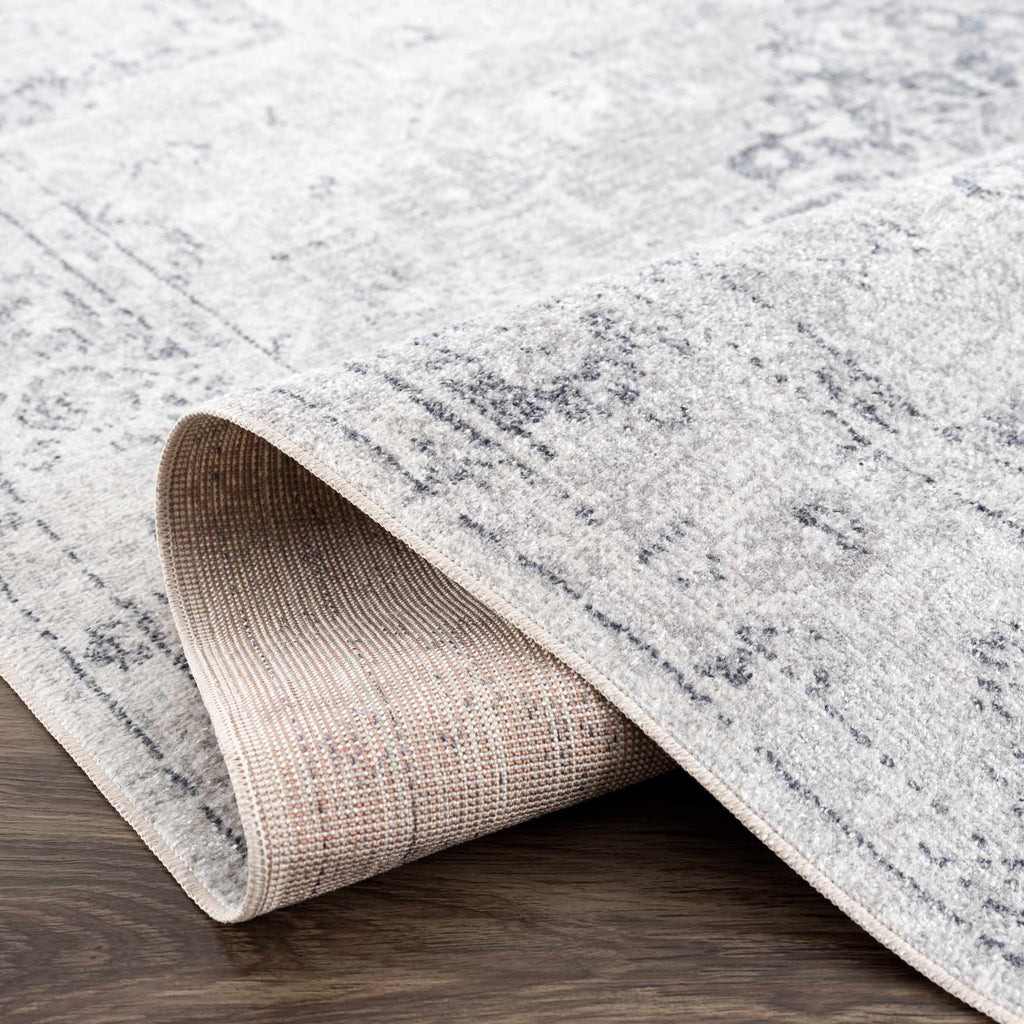 Akram Antrasit Flat Pile Washable Rug – Boutique Rugs, view 18